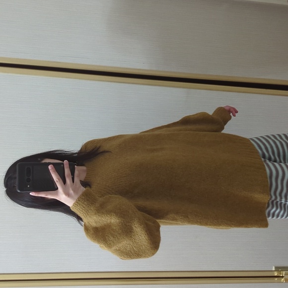 BNWT Everlane SuperFuzz Alpaca Oversized Crew - Picture 8 of 9